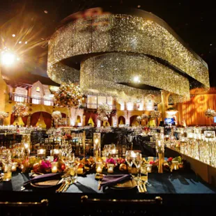 Premier Wedding with Extravagant Chandelier at The Indiana Roof Ballroom