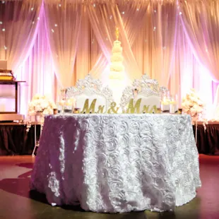 Kyle and Megan Head Table 