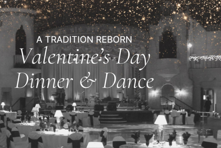 Valentine's Dinner and Dancing at The Indiana Roof Ballroom