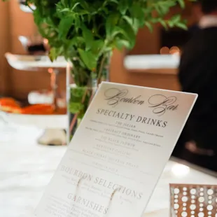 Specialty Drink Sign