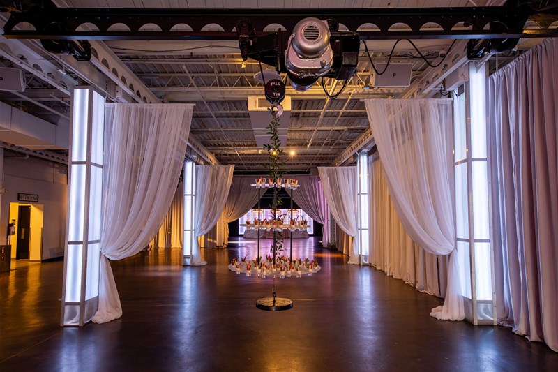 The Crane Bay Event Center Catering - Shot Chandelier (downtown Indy)