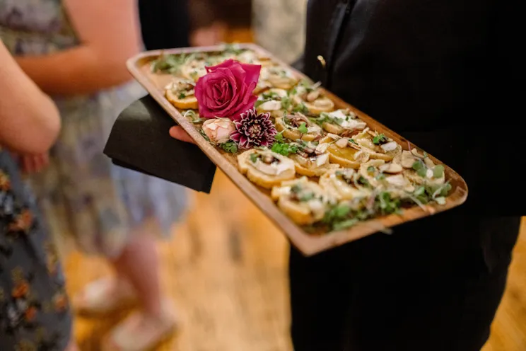 brie-costini-heirloom-wedding-passed-hors-doeuvres