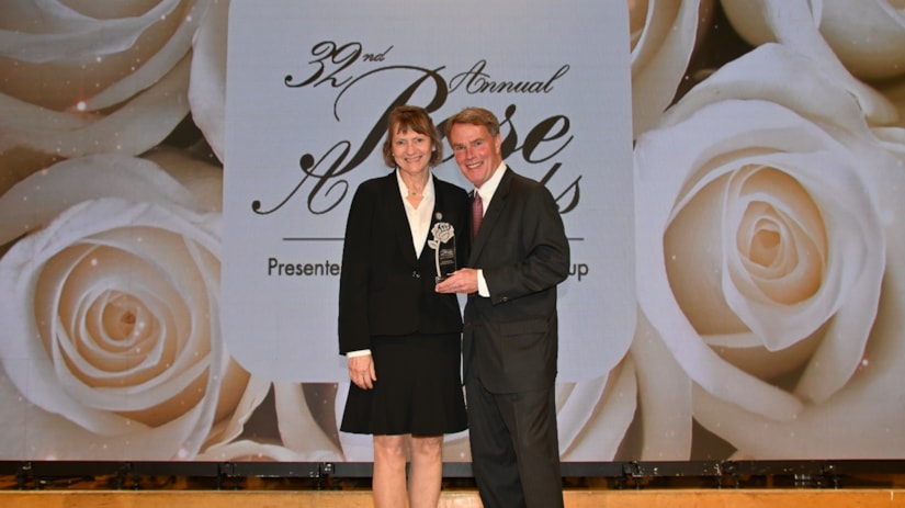 Antonia Zunarelli Awarded at the 32nd Annual ROSE Awards (Crystal Signature Events; Indiana Roof Ballroom)