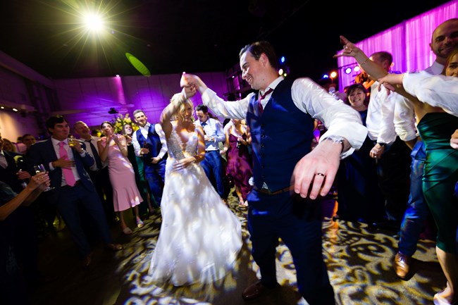 Dancing at the Crane Bay Event Center (Indianapolis Wedding Receptions)