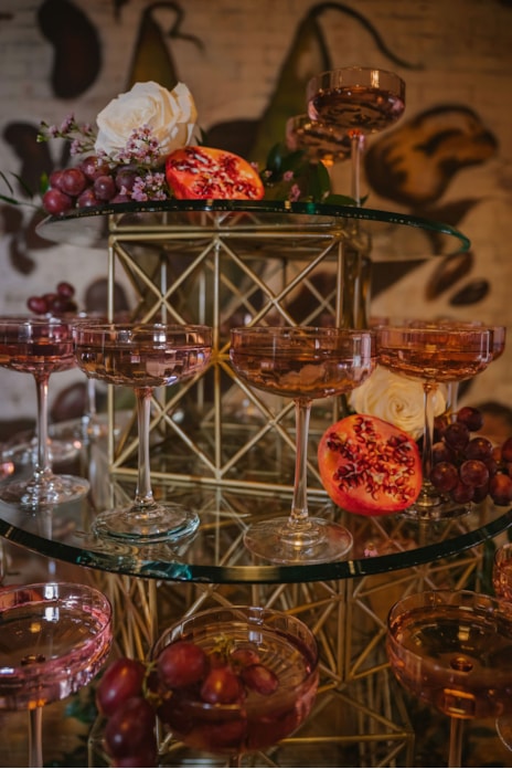 Beverage-Champagne-Tower Detail