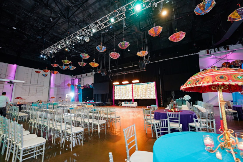 Bright Decor at Chaudhary Shatagopam Sangeet And Wedding in Indy