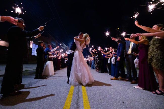 Berry Turner Wedding Reception at The Crane Bay Event Center (downtown Indianapolis)