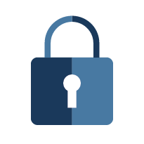 Customs Data Lock Icon