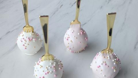 Pink Pearl Cake Pops