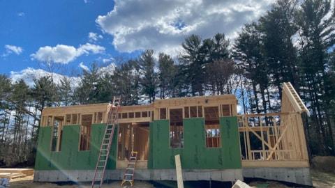 In Process Custom Home built by ALR Homes