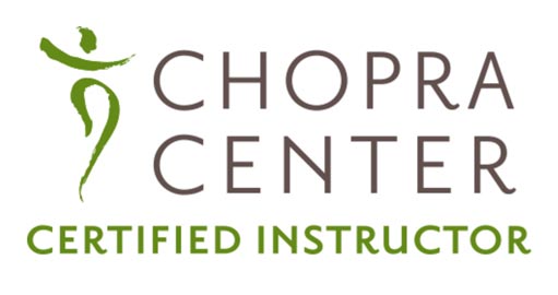 Dr. Centers is a certified instructor by the Chopra Center