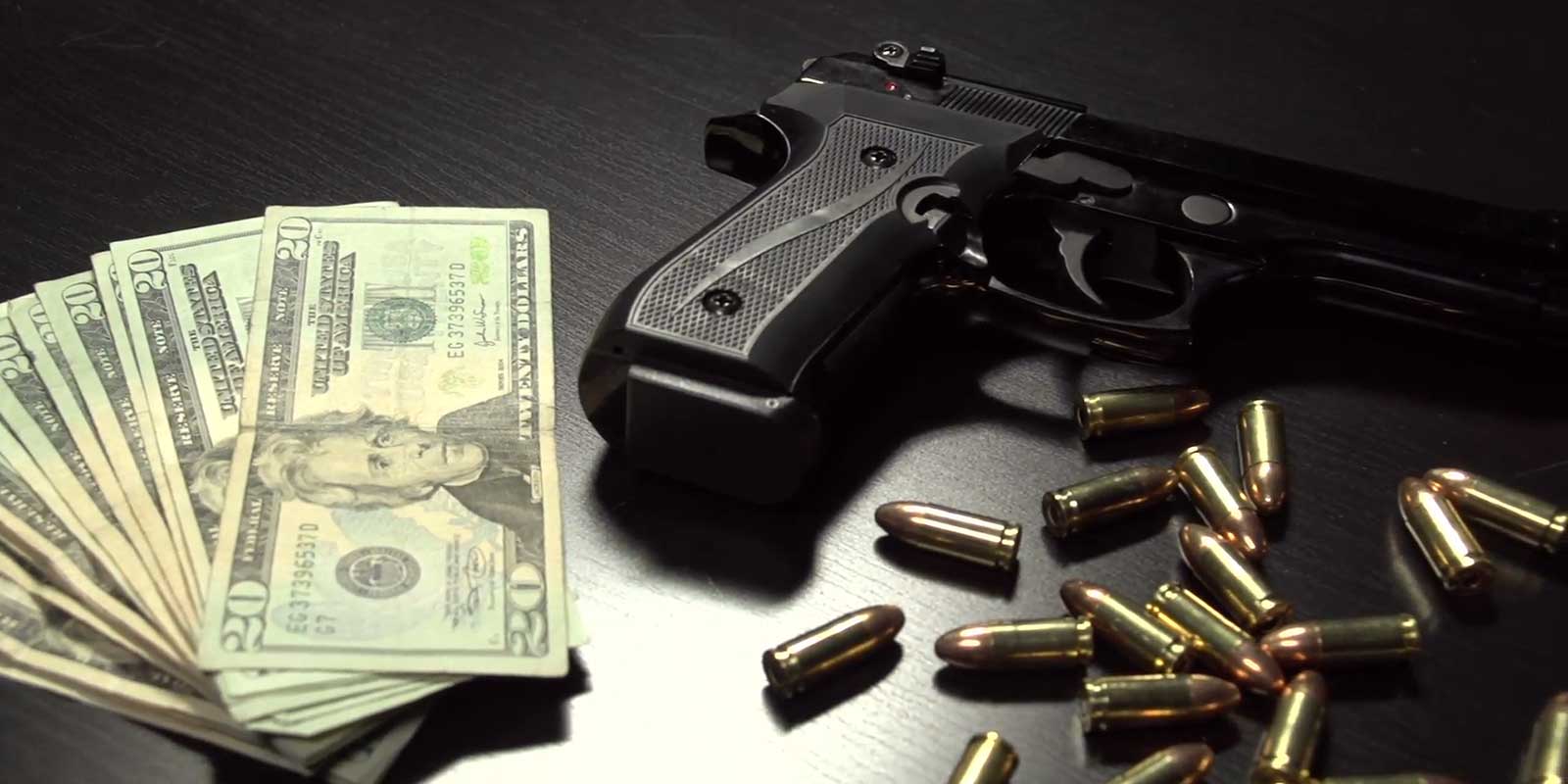 Money Bullets Gun Action Show