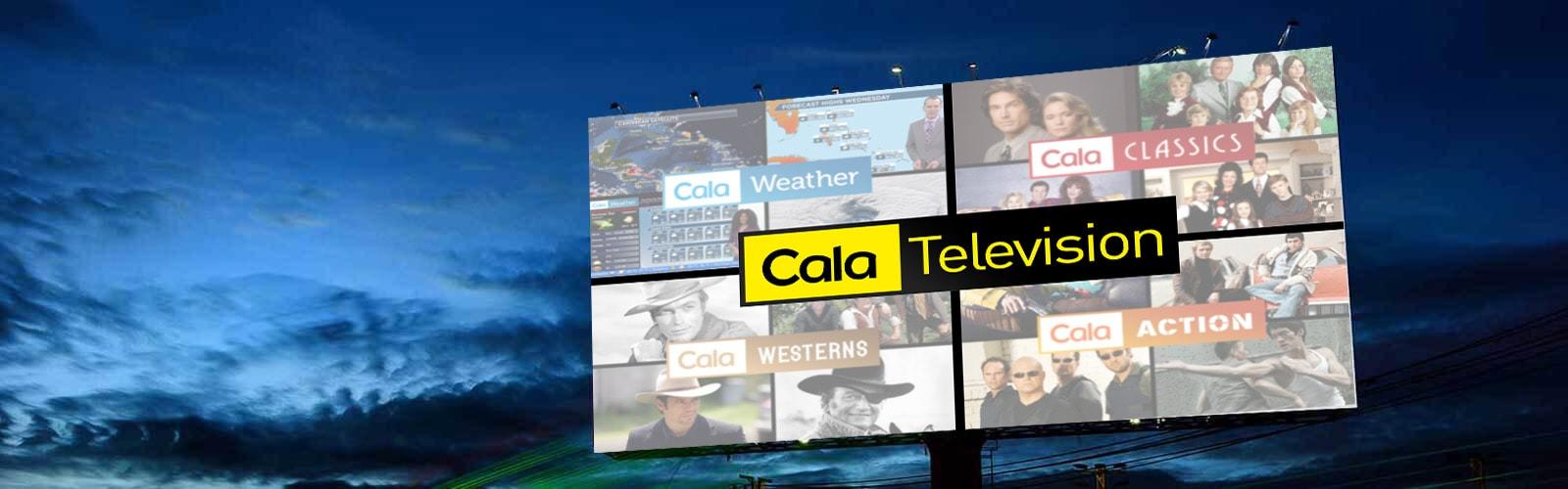 Billboard with CalaTelevision Montage