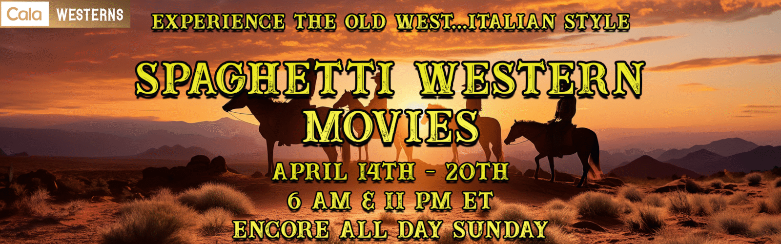 CW_April2025_Spaghetti Westerns_Web Banner