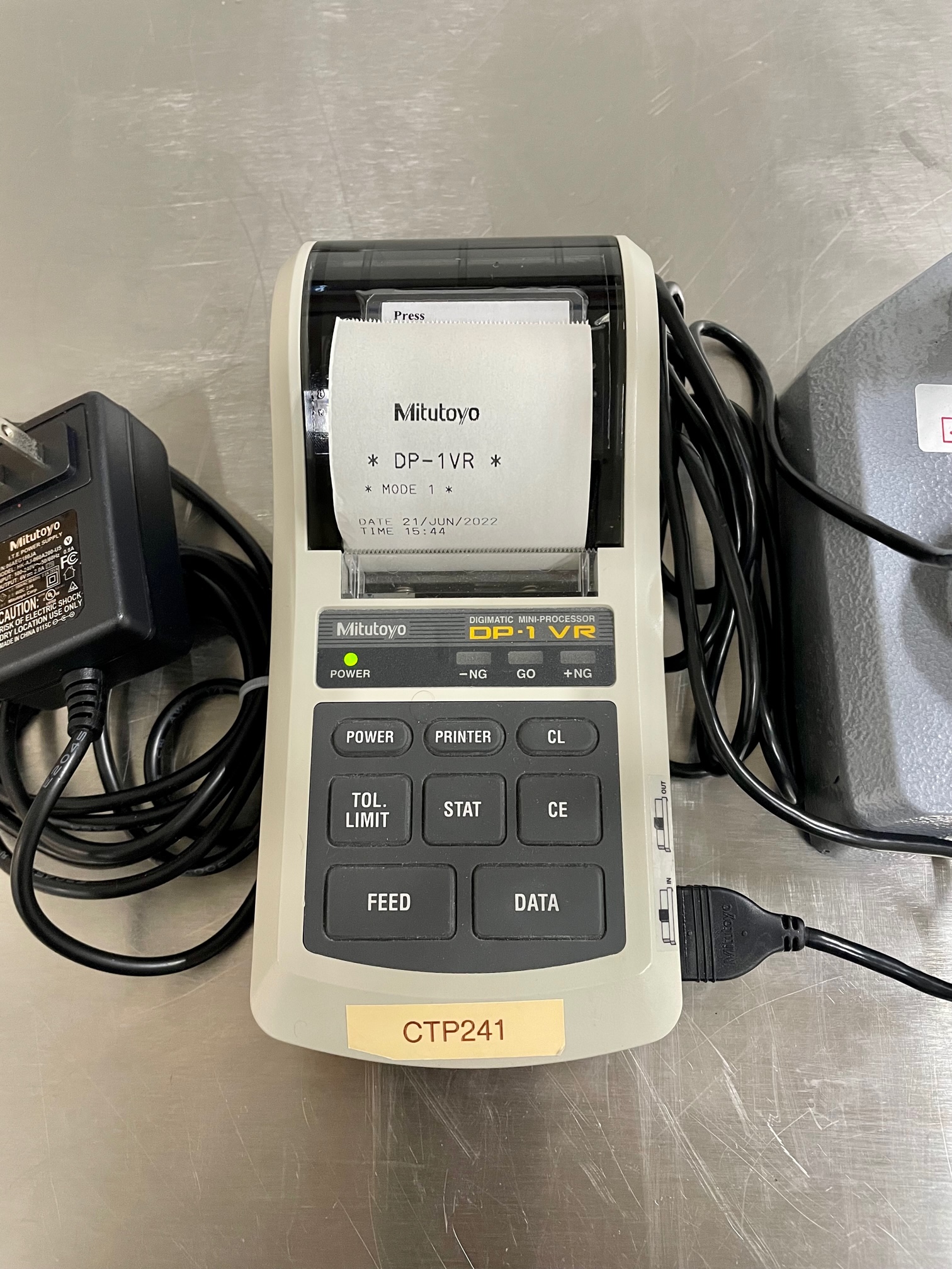 MITUTOYO ID F150HE MICROMETER 7004 STAND DP1VR MINI PROCESSOR MITUTOYO ID F150HE MICROMETER 7004 STAND DP1VR MINI PROCESSOR