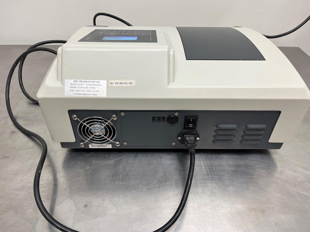 ColeParmer S2150UV Visible Spectrophotometer Indy Crossroads Equipment
