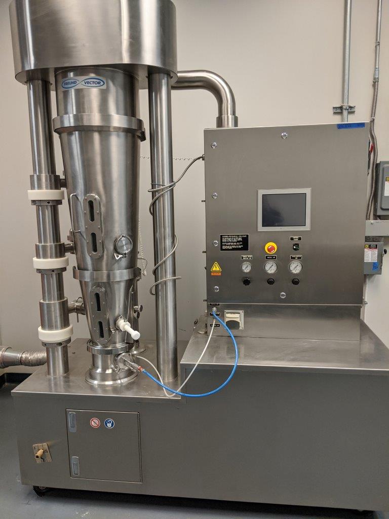 Freund Vector VFCLAB 3 FLOCOATER MultiPurpose Laboratory Fluid Bed