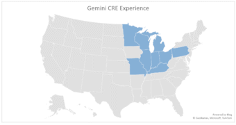 Gemini CRE Real Estate Experience Throughout The Midwest