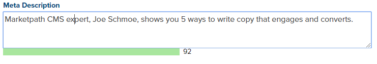 meta-description-field