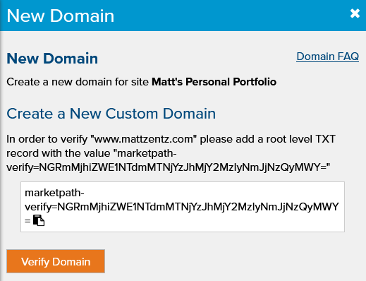 screenshot-new-domain-verify-TXT