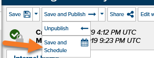 SchedulePublish