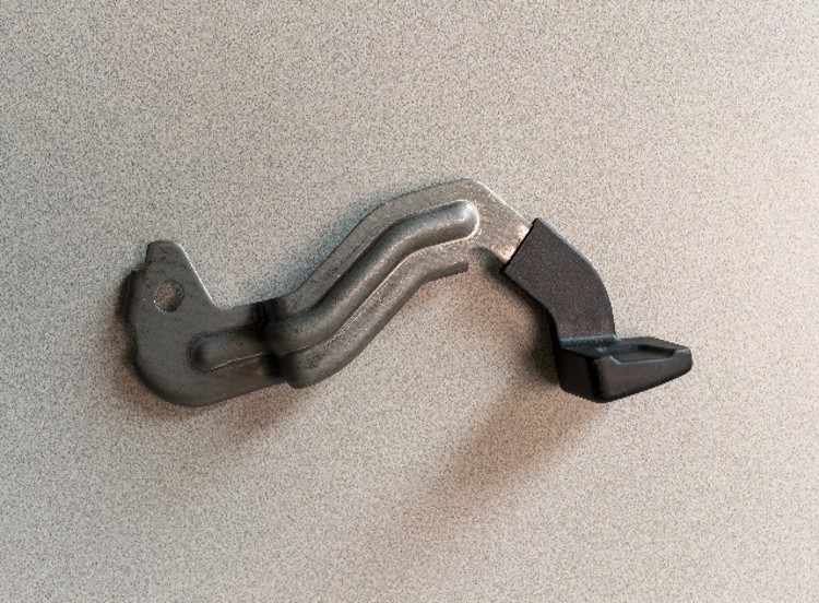Overmolded Lever - Molded Plastic and Over Molded Components - Mursix Corporation