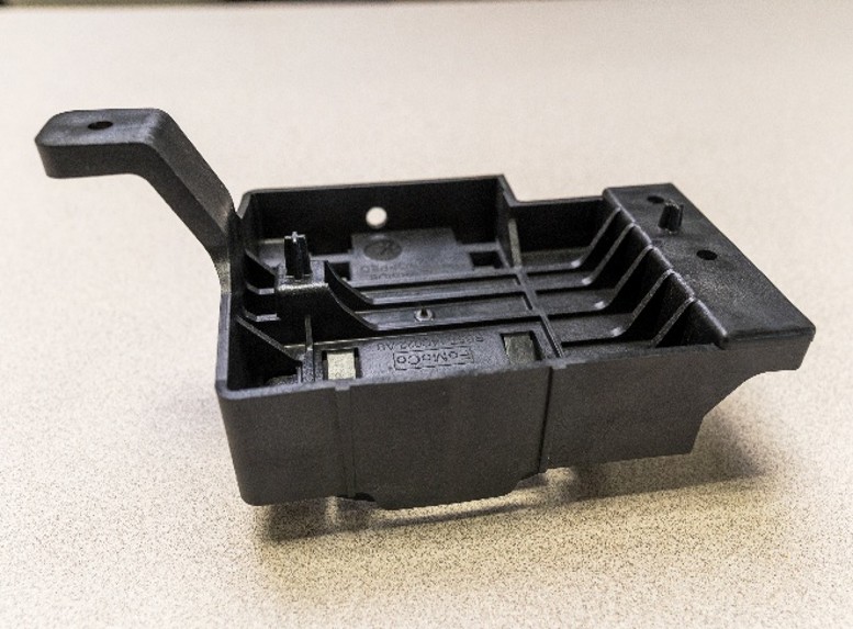 Radar Mounting Bracket - Molded Plastic and Over Molded Components - Mursix Corporation