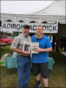 Tom Miranda purchasing copies of Arnold Unknown and Hardware for Hitler at Northeast NTA Convention at Neil Olson's in Maine.