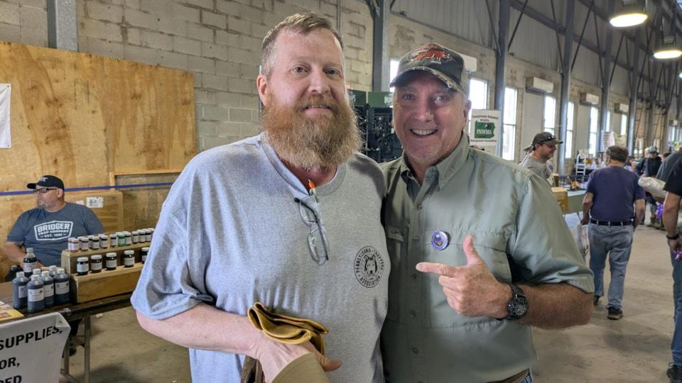 Tom Miranda and Scot H. Dahms at the 2026 Pennsylvania Trappers Association Convention