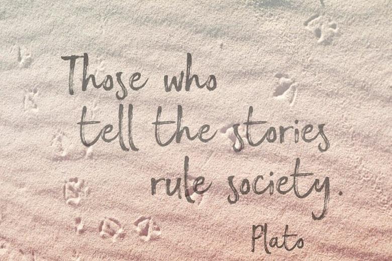 those-who-tell-stories-rule-society-plato-quote-wavy-sand-surface_276479-3509