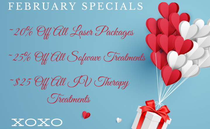 February Specials at MARC On Laser Packages, Sofwave, & IV Therapy Treatments