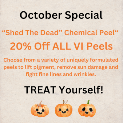 October MARC Special - 20% Off VI Chemical Peels