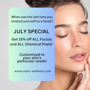 July Special - 15% Off Facials at MARC in Gastonia, NC
