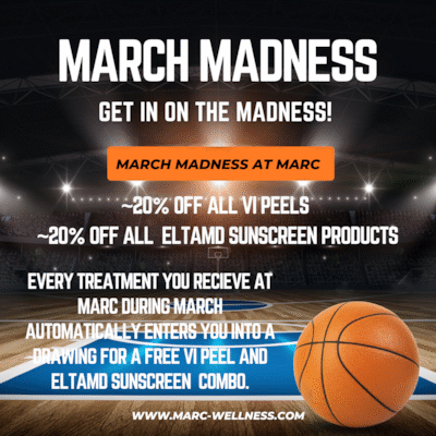 MARC March Madness VI Peel and EltaMD Specials - 20% Off
