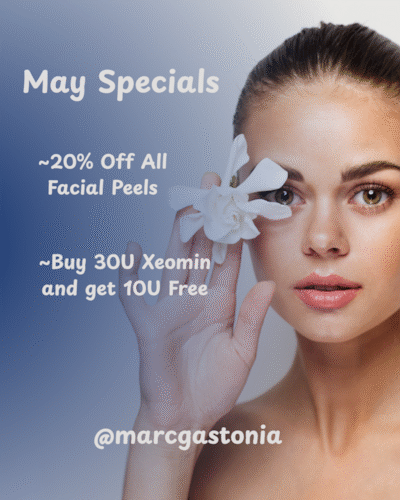 MARC MAY Specials on Facial Peels and Xeomin -  Gastonia, NC