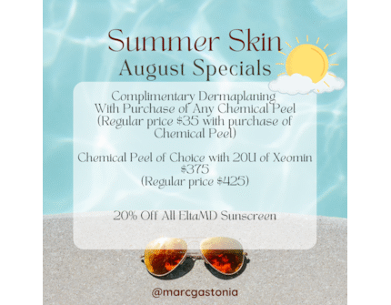 MARC August Specials - Summer Skin Protection