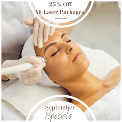 September "Laser Season" Special at MARC (Gastonia, NC) - 25% OFF ALL LASER PACKAGES!!
