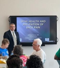 SPINE HEALTH AND BACK PAIN PREVENTION LUNCH AND LEARN (Gastonia, NC)