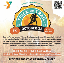 WARLICK FAMILY YMCA TRICK OR TRAIL 5K RUN