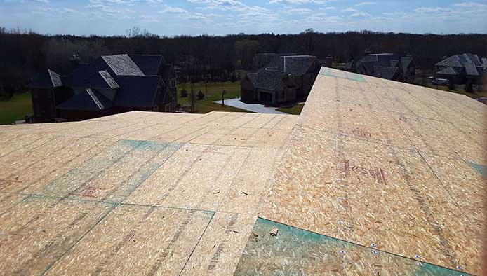 Roof Panels installed on Illinois Home Project