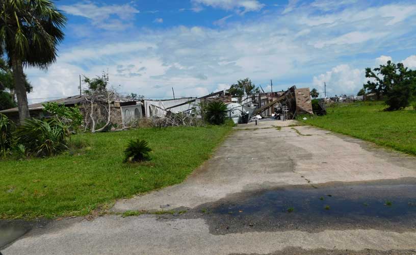 Panama City, Florida destruction from CAT5 Hurricane