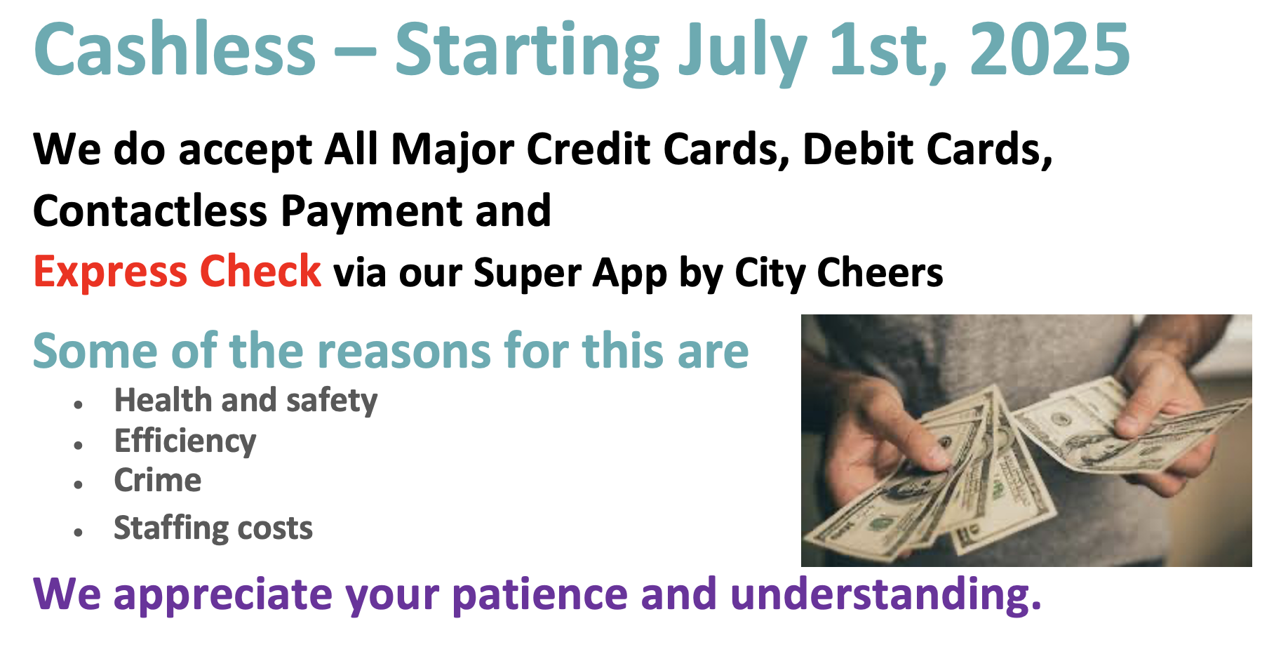 Cashless Picture