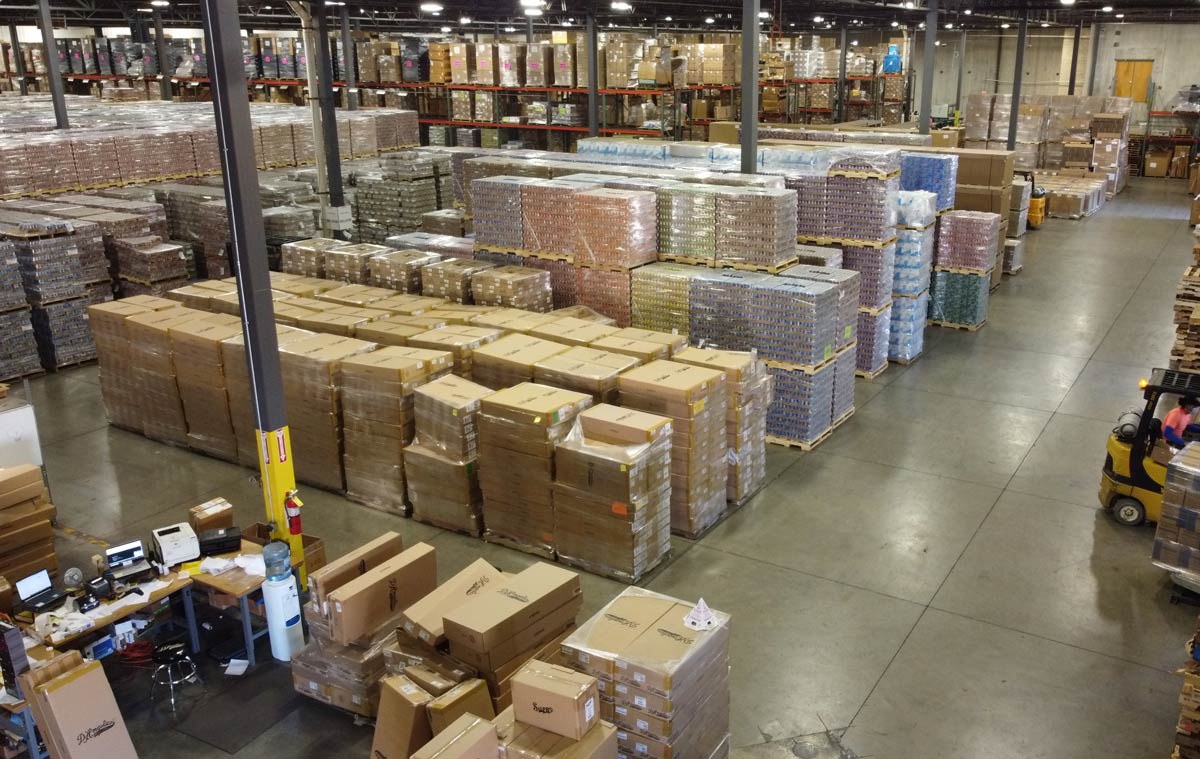 Logisti-call warehouses anything from guitars to canned goods to items ready for amazon fulfillment