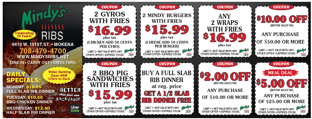 JULY COUPONS