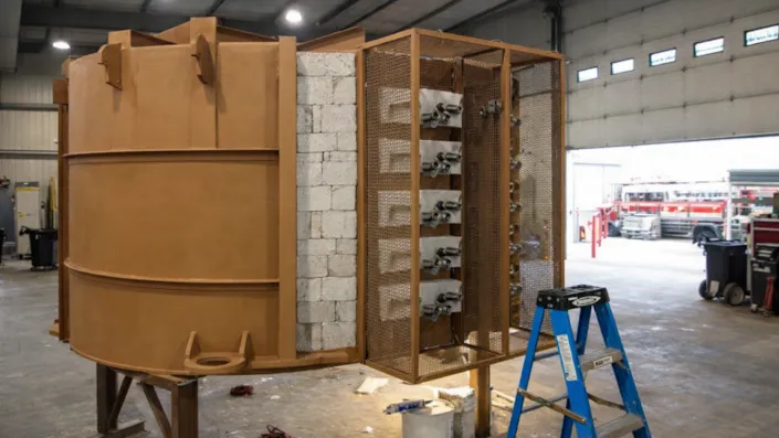 Bell Annealing Furnace Relining Project - Refractory Engineers and Ceramic Technology Inc