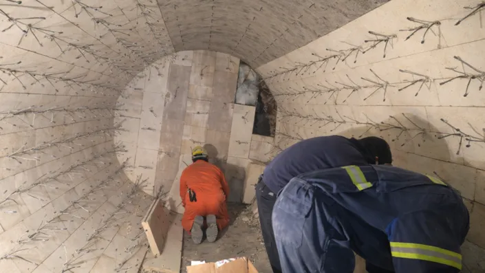 Rotary Furnace Reline project - Refractory Engineers & Ceramic Technology Inc