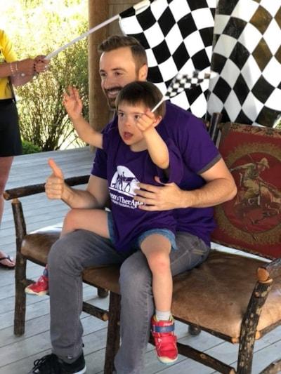 James with kiddo copilot Wesley
