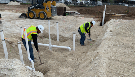 Commercial Excavation Construction Project - Task Building - Kerrville, Texas