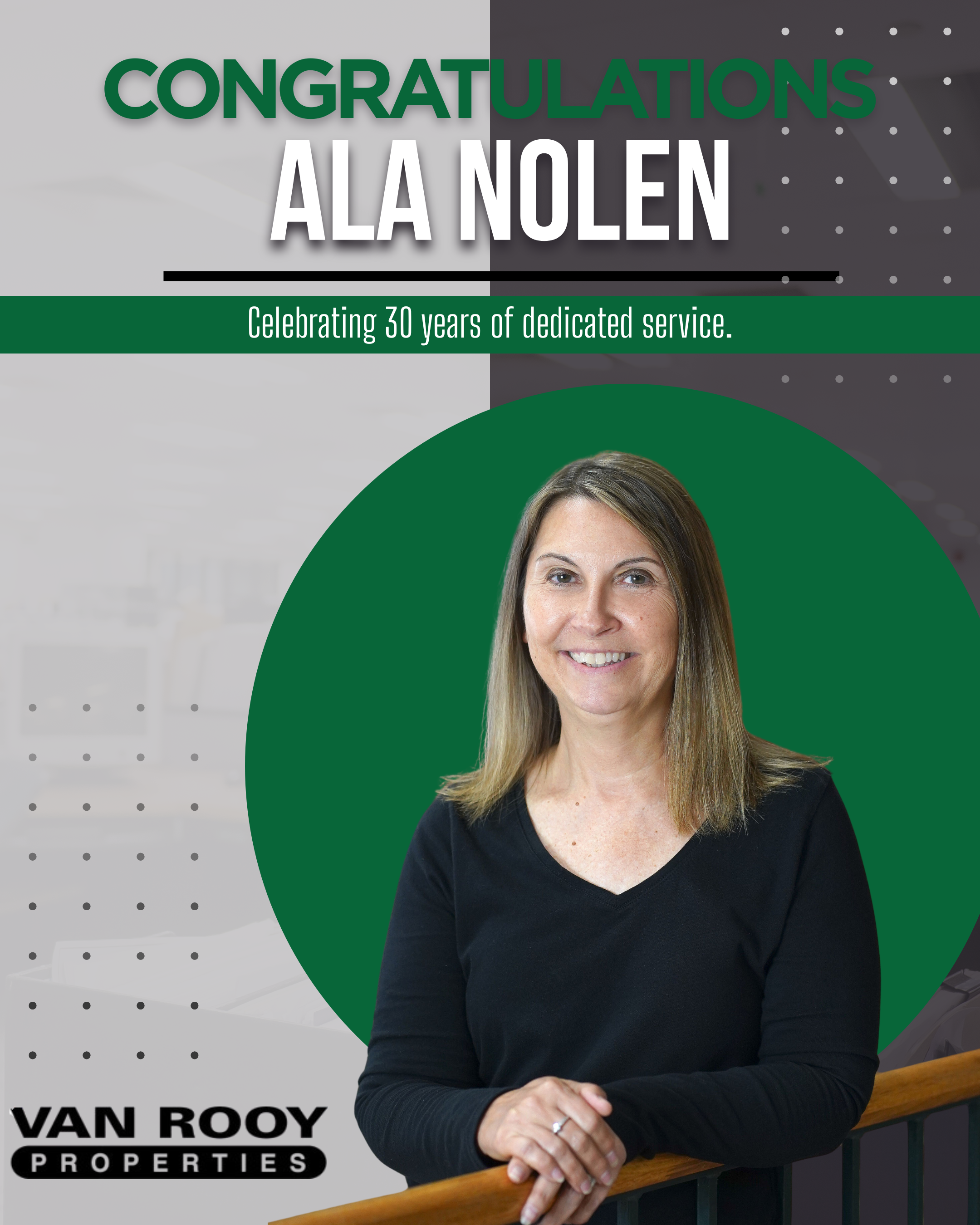 Ala Nolen - 30 yrs