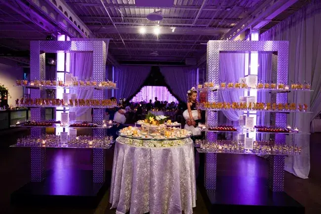 Dessert Wall at Crane Bay Event Center - Wedding Reception Catering in Indianapolis